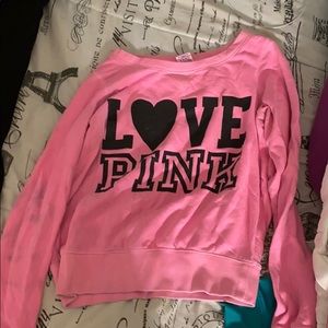 Pink hoodie